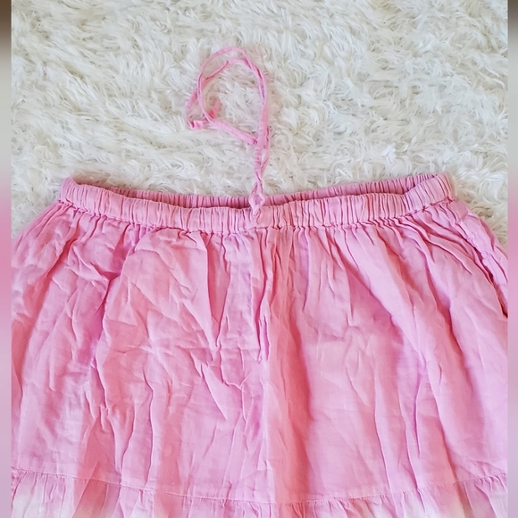 MultiPink Tie-Dye Ruffle Skirt, Size M-XL - Picture 3 of 5